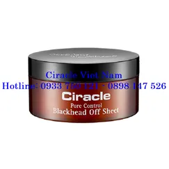 Miếng dán đẩy mụn đầu đen Ciracle PORE CONTROL BLACKHEAD OFF SHEET Miếng dán đẩy mụn đầu đen Ciracle PORE CONTROL BLACKHEAD OFF SHEET