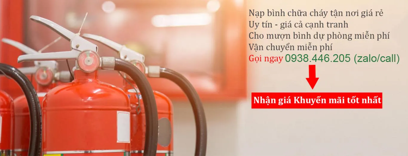 nạp sạc bình chữa cháy