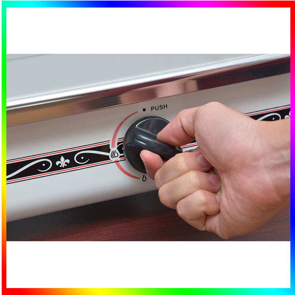 Chỉ cần vặn núm điều chỉnh gas ngược kim đồng hồ là bạn sẽ dễ dàng chuyển qua chế độ hâm Chỉ cần vặn núm điều chỉnh gas ngược kim đồng hồ là bạn sẽ dễ dàng chuyển qua chế độ hâm