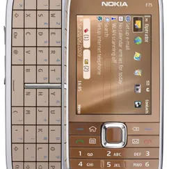 nokia e75 brown