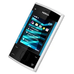 Nokia X3 Blue on Silver