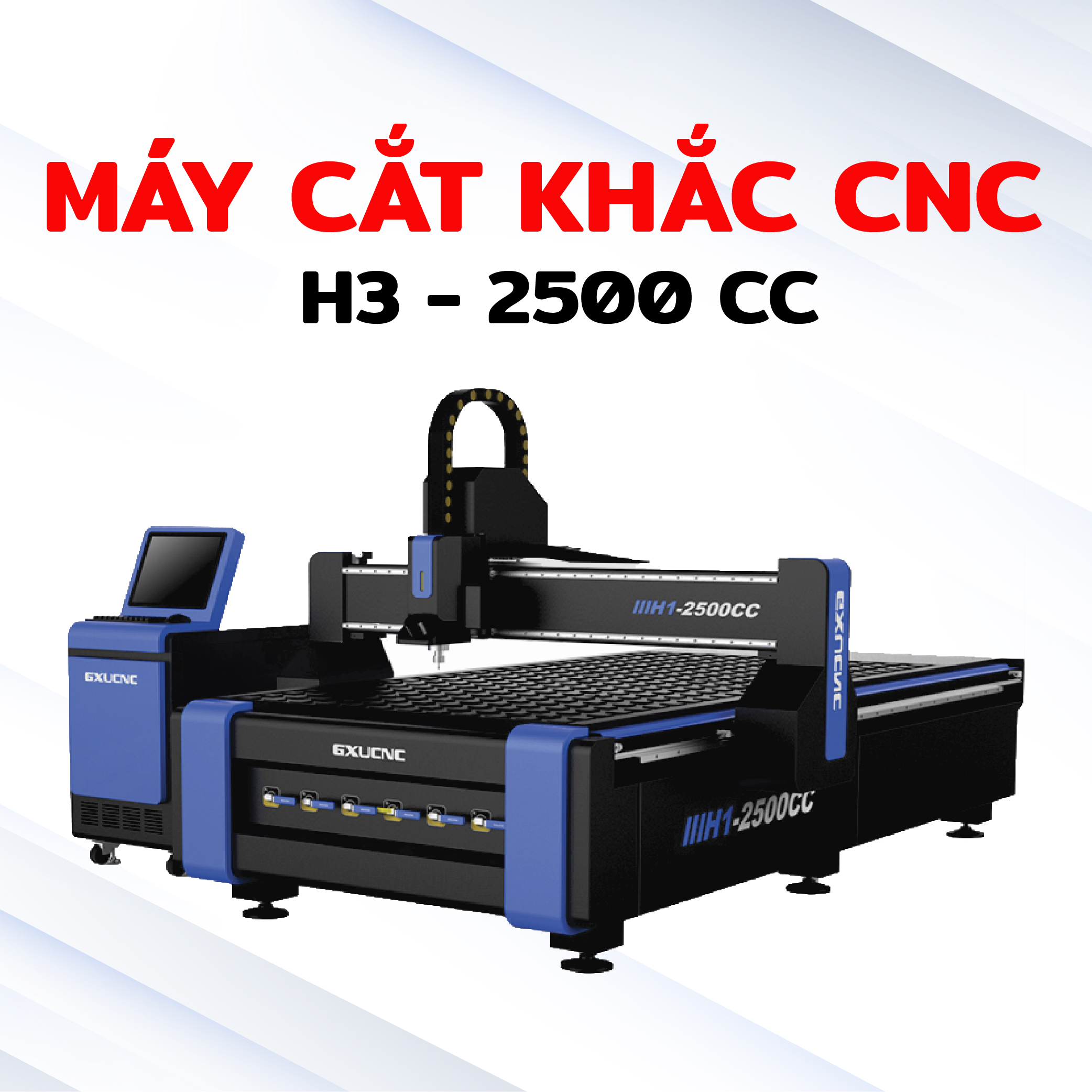 Máy cắt khắc CNC H3 2500 cc