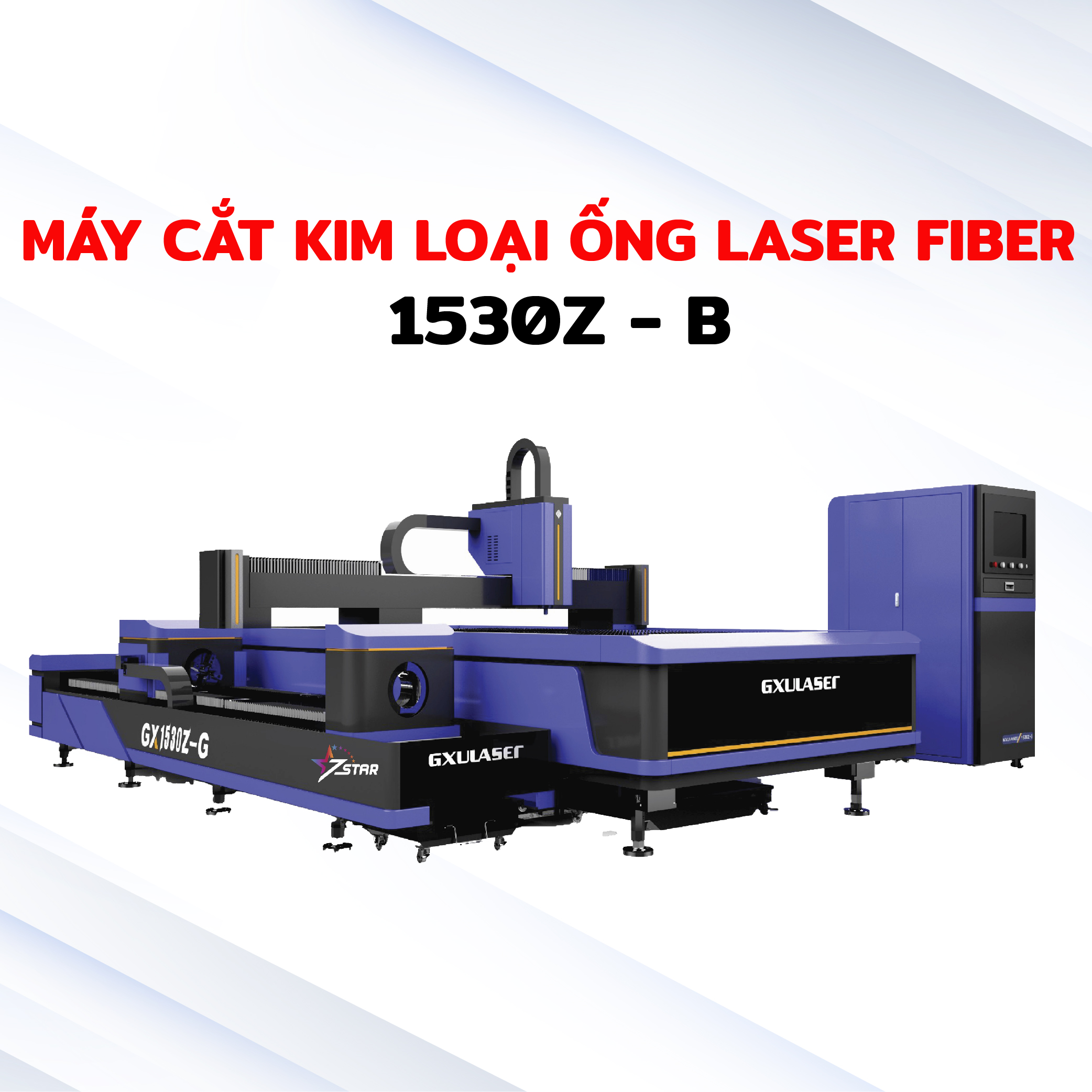 Máy cắt kim loại ống laser fiber 1530Z-B
