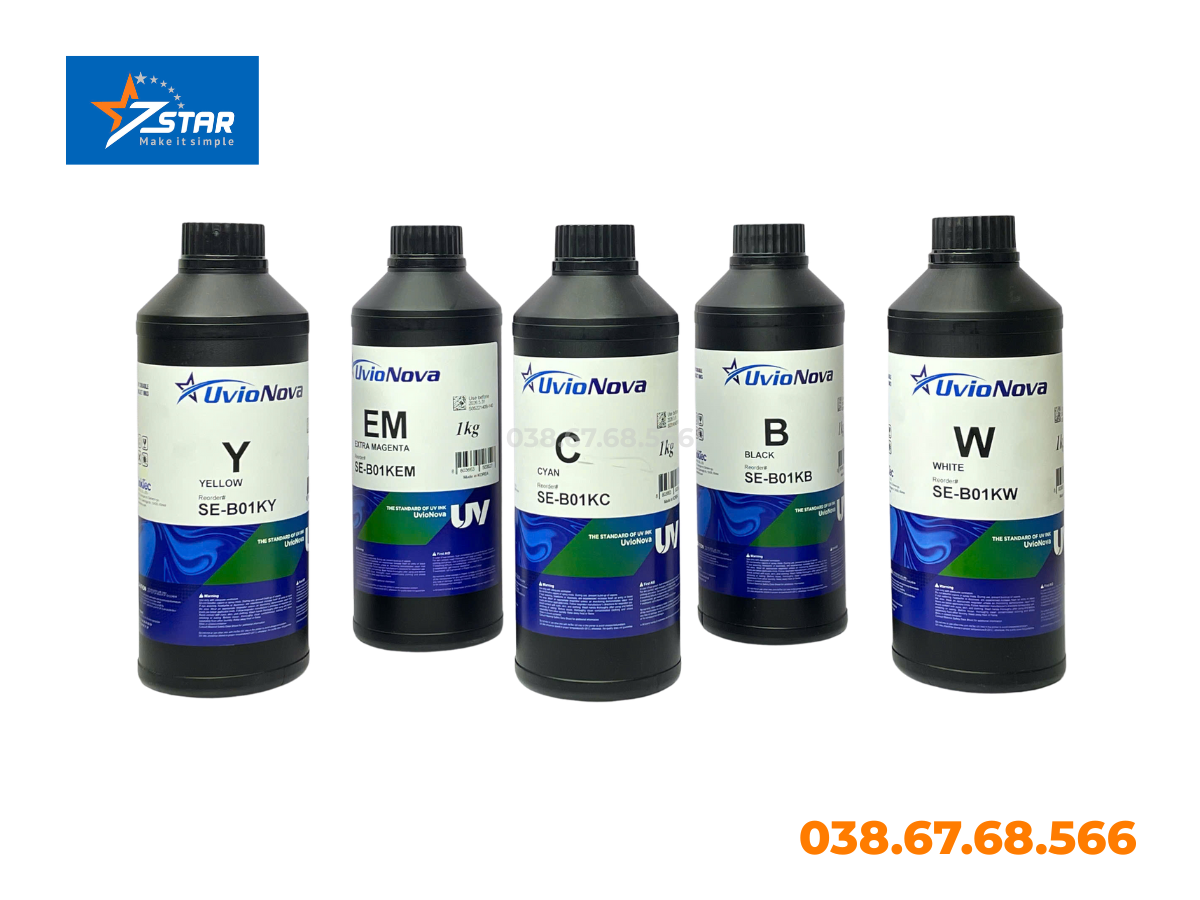 mực in UV Hàn Quốc sử dụng cho đầu phun i3200