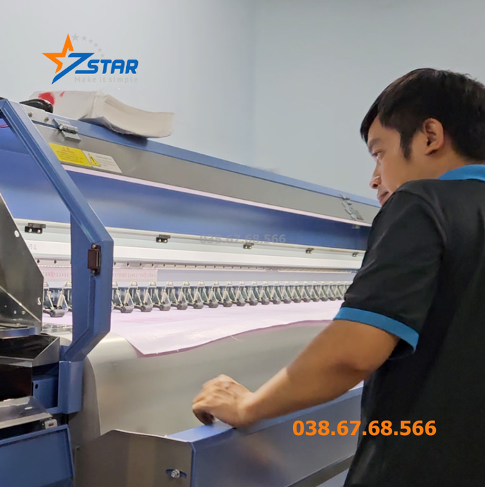 Máy in bạt khổ lớn 3m2 Kaler E8 - đầu phun Konica 512i hoặc KM 1024i, giá bao nhiêu?