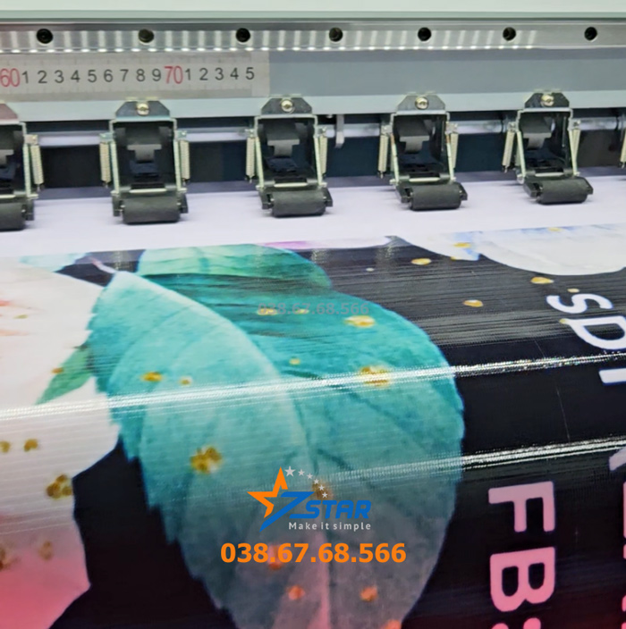 Máy in bạt khổ lớn 3m2 Kaler E8 - đầu phun Konica 512i hoặc KM 1024i, giá bao nhiêu?