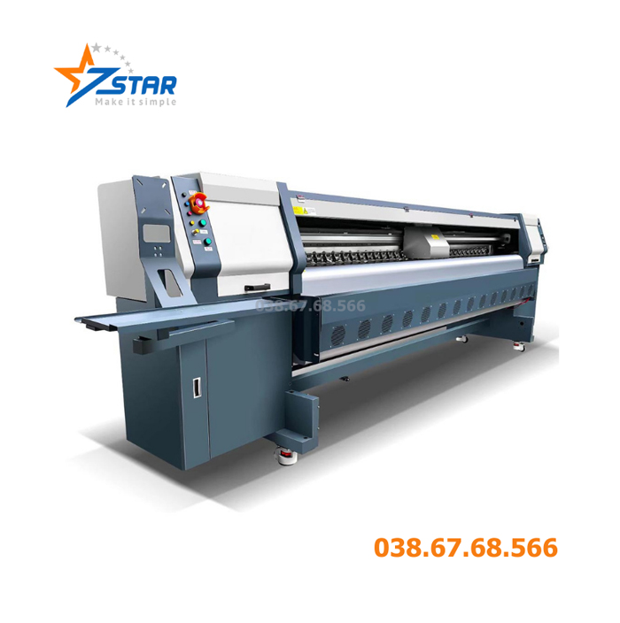 Máy in bạt khổ lớn Kaler S9 đầu phun Konica 512i hoặc 1024i 30pl kích thước 3m2
