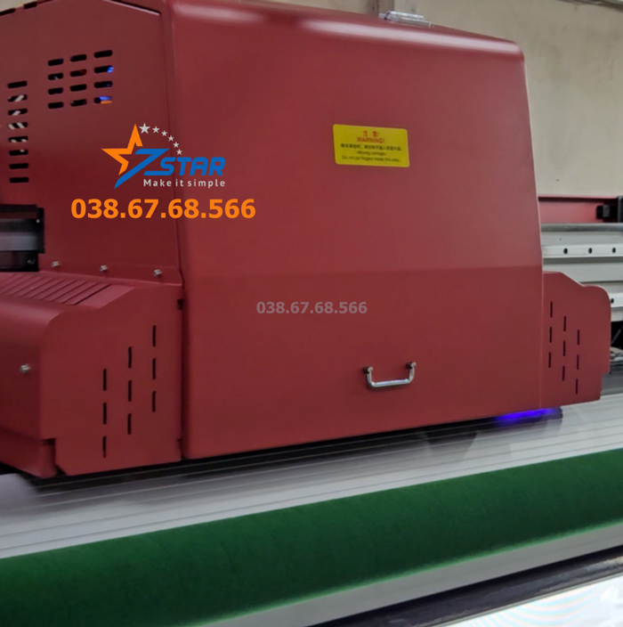 Máy In UV Cuộn Kaler R320 - đầu phun Ricoh Gen 5/ Konica 1024A - Giá bao nhiêu?