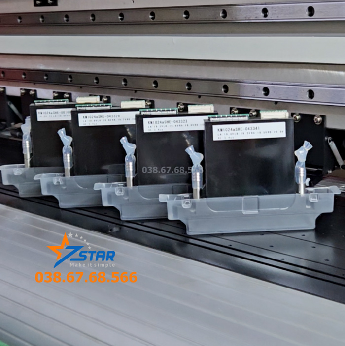 Máy In UV Cuộn Kaler R320 - đầu phun Ricoh Gen 5/ Konica 1024A - Giá bao nhiêu?