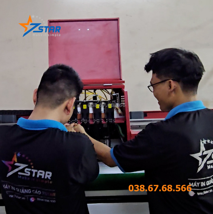 Bảo trì trọng đời - Máy in quảng cáo khổ lớn của công ty 7Star