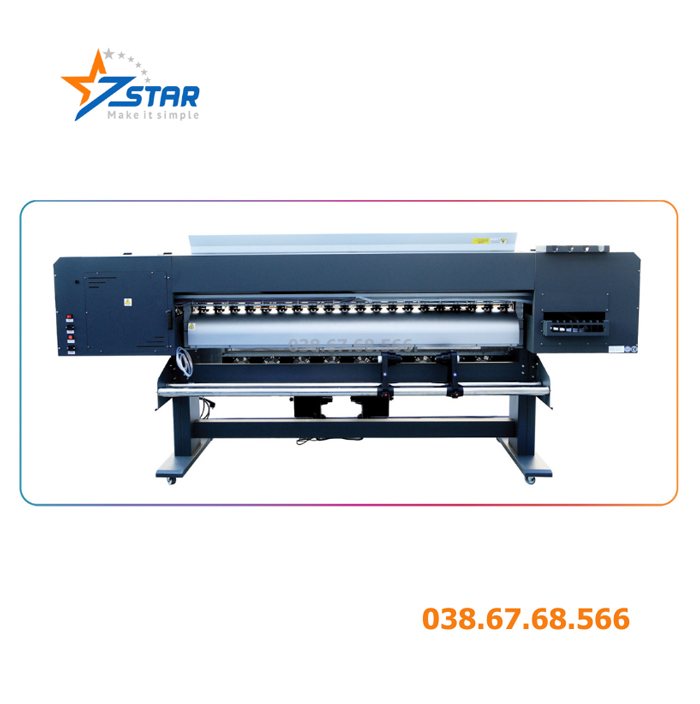 Máy in Decal Khổ lớn 1m8 - Starjet K1800 - Đầu phun Epson I3200 - Giá bao nhiêu?