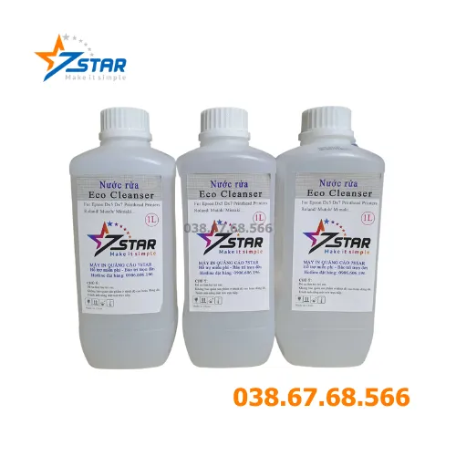 Nước rửa máy in decal - Linh kiện chính hãng 