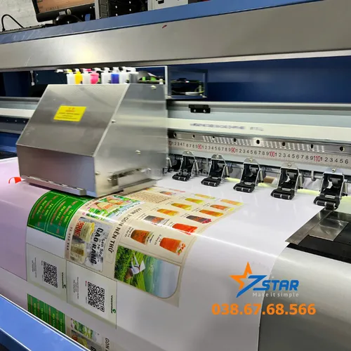 Kaler E8 - Máy in bạt khổ lớn 3m2 đầu phun Konica 512i hoặc KM 1024i 