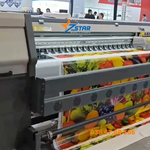 Kaler S9 - Máy in bạt khổ lớn đầu phun Konica 512i hoặc 1024i 30pl 