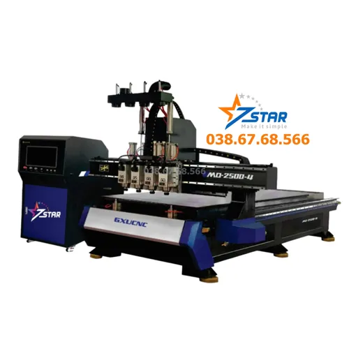 Máy cắt khắc CNC đa chức năng 2500-4