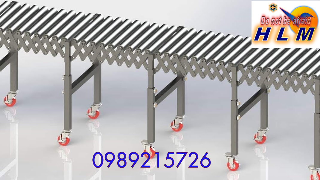 Băng tải con lăn xếp linh động tại tphcm