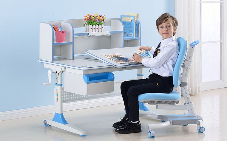 bàn học thông minh chống gù chống cận cho bé