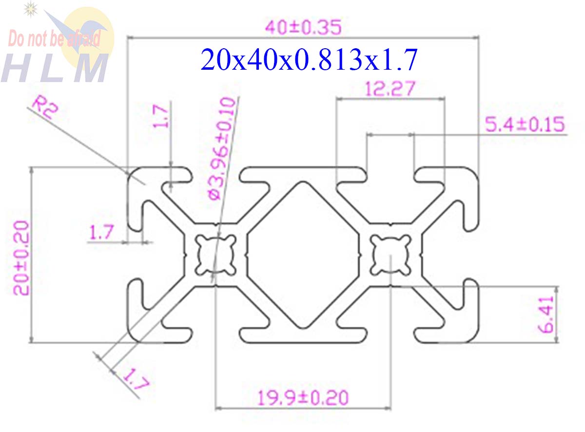 Nhôm định hình 20x40 tphcm