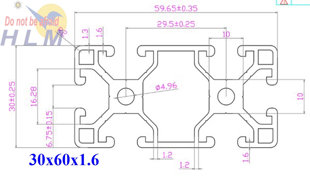 Nhôm định hình 30x60 tphcm
