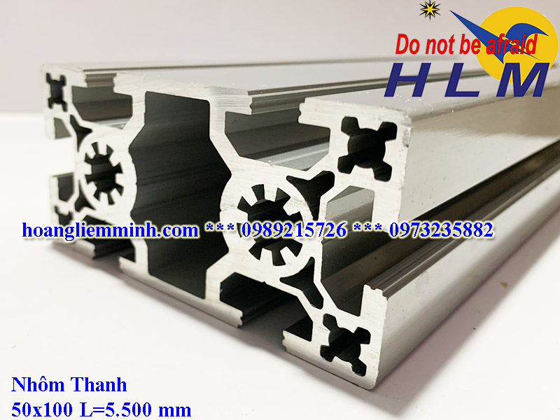 Nhôm định hình 50x100