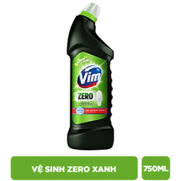 Nước tẩy rửa Vim vệ sinh zero xanh 750ml