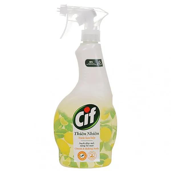 Nước xịt Cif lau bếp thiên nhiên chai 500ml