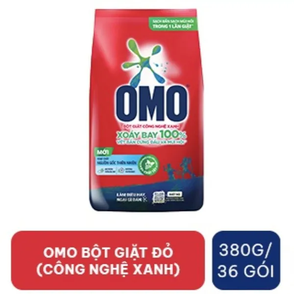 Bột giặt Omo đỏ 380g