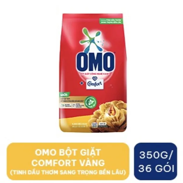 Bột giặt Omo comfort tinh dầu thơm nồng nàn 350g