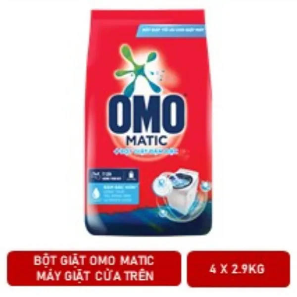 Bột giặt Omo Matic máy giặt cửa trên 2.9kg