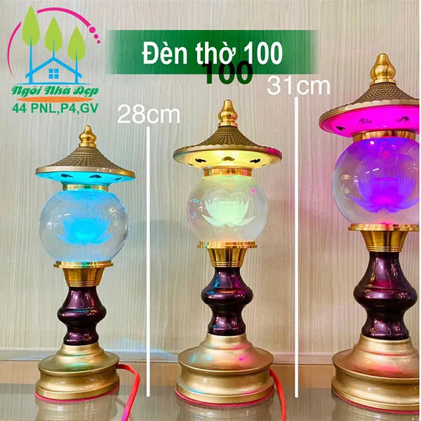 Đèn thờ 100