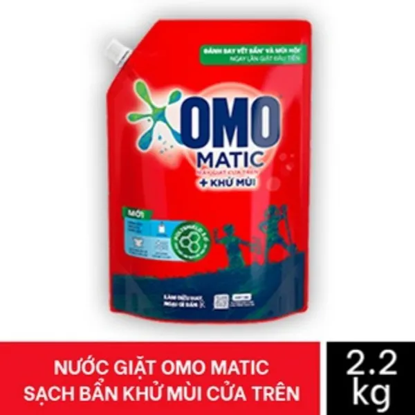 Nước giặt Omo máy cừa trên 2.2kg