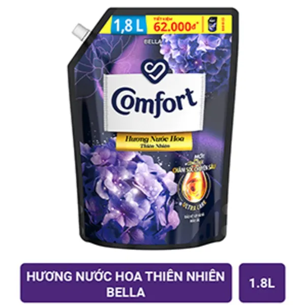Nước xả Comfort hương nước hoa thiên nhiên Bella 1.8l