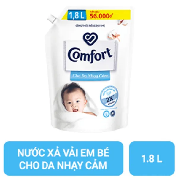 Nước xả Comfort đậm đặc cho da nhạy cảm 1.8l