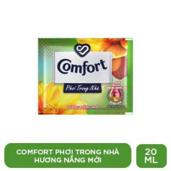 Nước xả Comfort phơi trong nhà hương nắng mới 10x20ml
