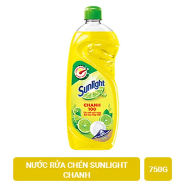 Nước rửa chén Sunlight chanh chai 750g