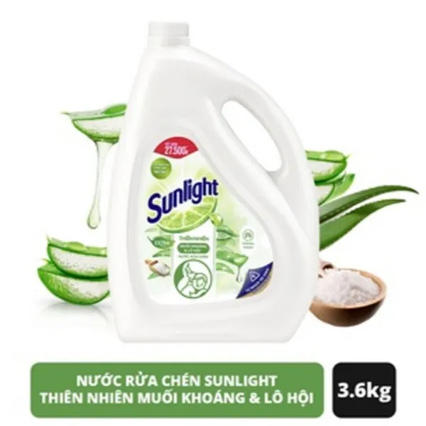 Nước rửa chén Sunlight thiên nhiên can 3.6kg