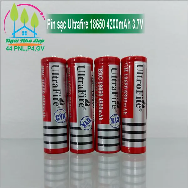 Pin sạc Ultrafire 18650 4200mAh 3.7V