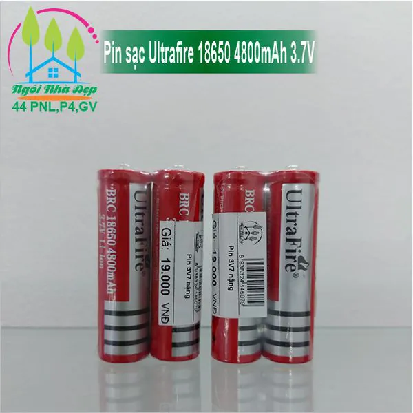 Pin sạc Ultrafire 18650 4800mAh 3.7V