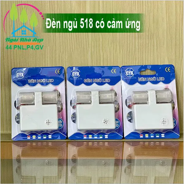 Đèn ngủ 518 có cảm ứng