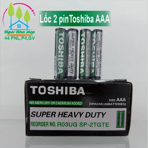 Lốc 2 pinToshiba AAA