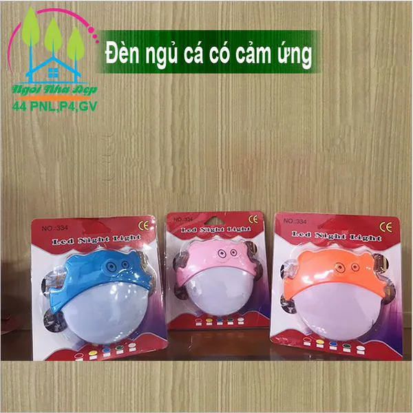 Đèn ngủ cá có cảm ứng