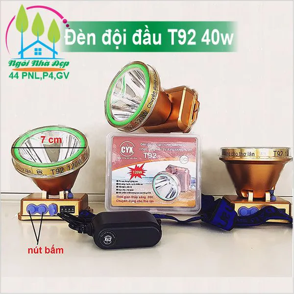 Đèn đội đầu T92 40w