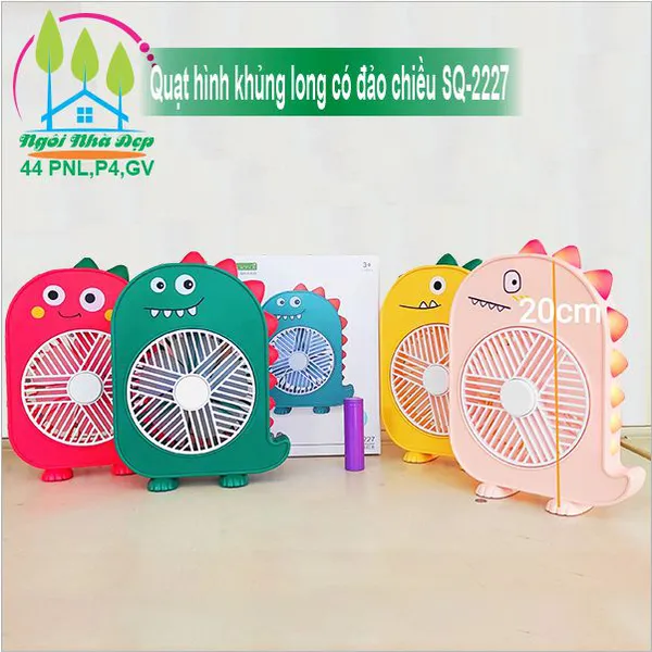 Quạt hình khủng long có đảo chiều SQ-2227