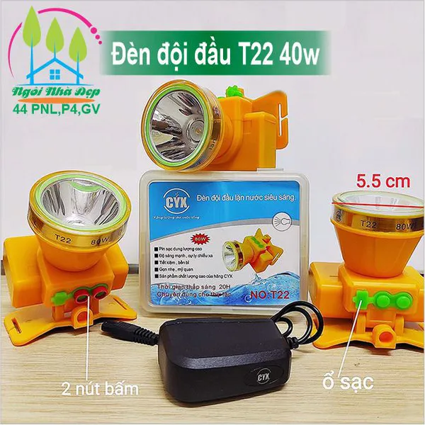 Đèn đội đầu T22 40w