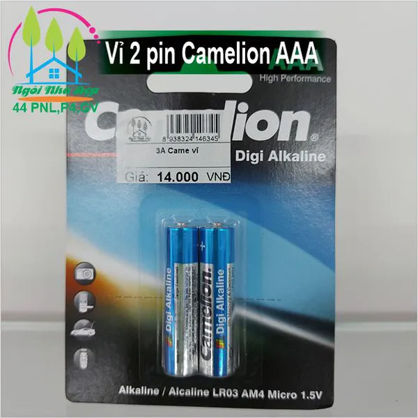 Vỉ 2 pin Camelion AAA