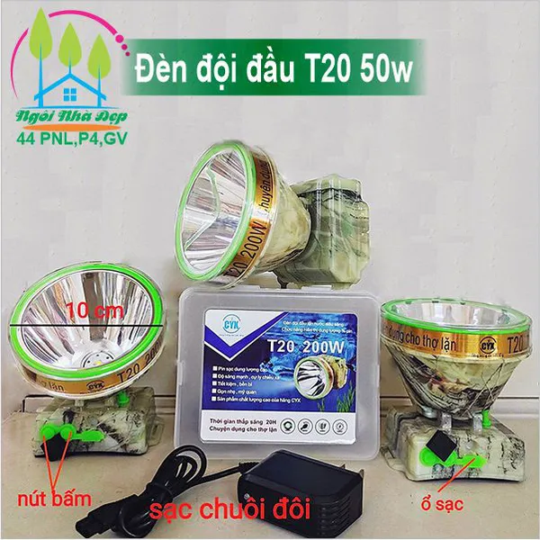 Đèn đội đầu T20 50w