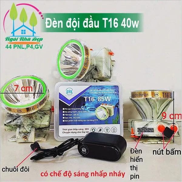Đèn đội đầu T16 40w