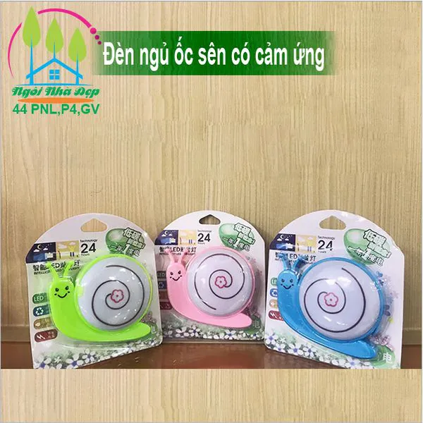 Đèn ngủ ốc sên có cảm ứng