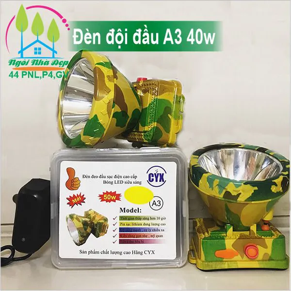 Đèn đội đầu A3 40w