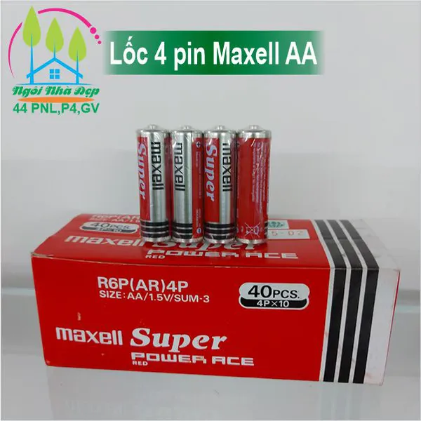 Lốc 4 pin Maxell AA